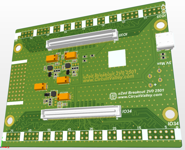 microZed Breakout Carrier Board for Zynq FPGA