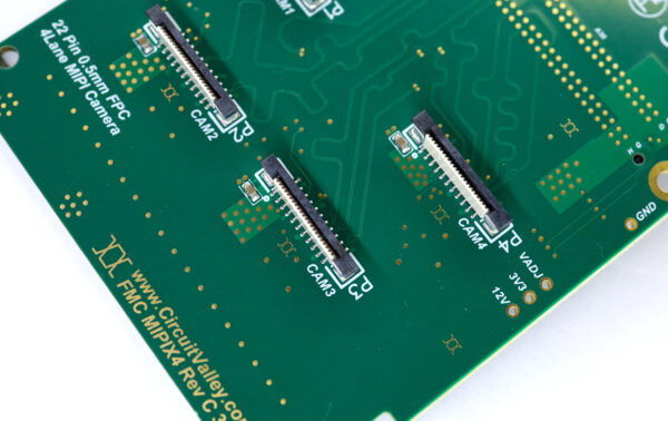 FPGA FMC MIPI Camera x4 Breakout Board with FMC LPC