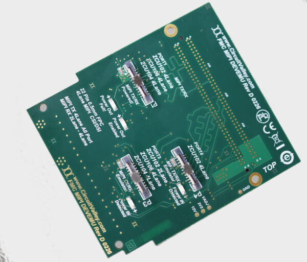 FPGA FMC MIPI Emulator TX/RX Breakout Board with FMC LPC