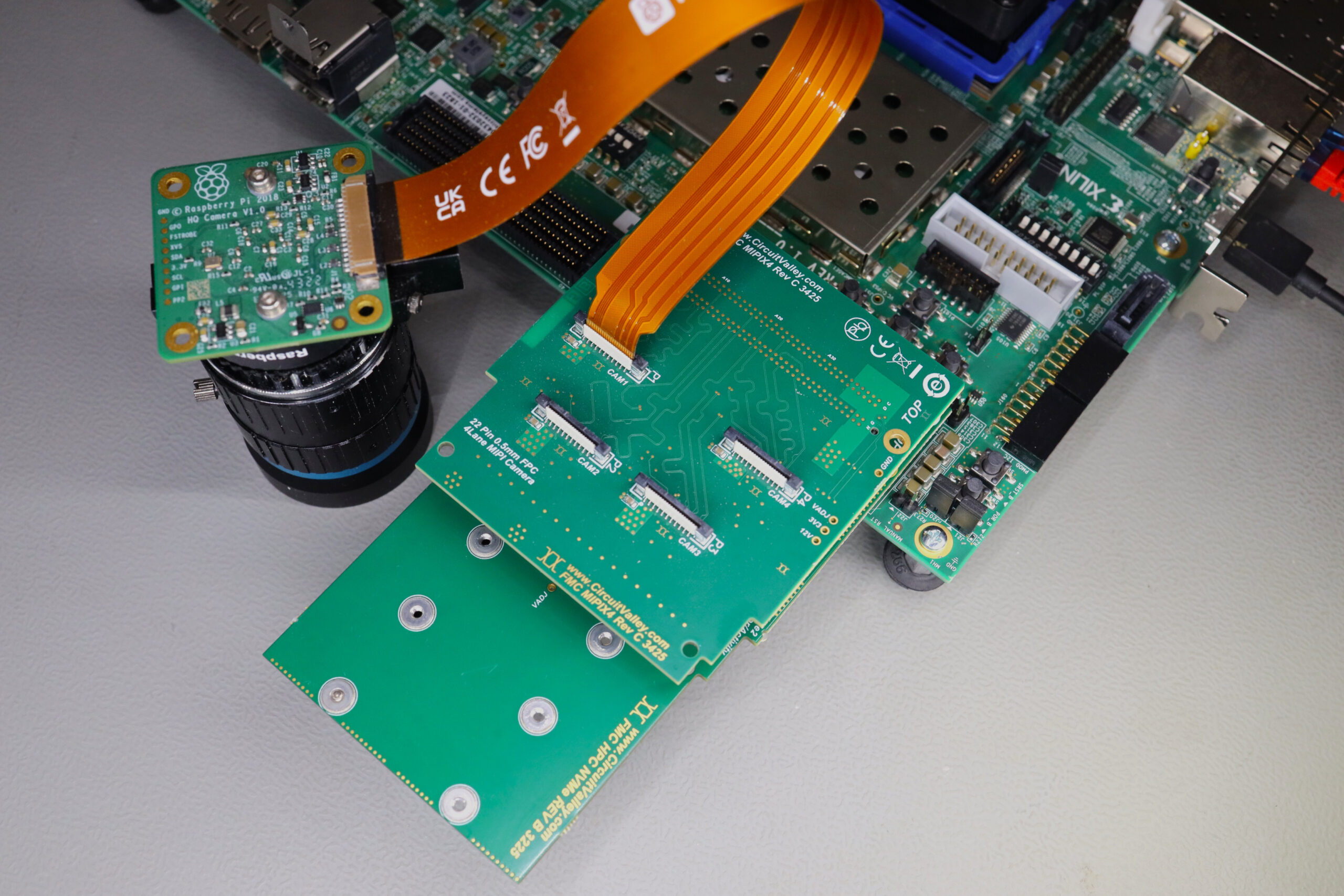 FMC NVMe SSD Drive, FPGA HPC PCIe M.2 Carrier Adapter - Image 5