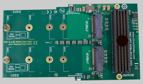 FMC NVMe SSD Drive, FPGA HPC PCIe M.2 Carrier Adapter
